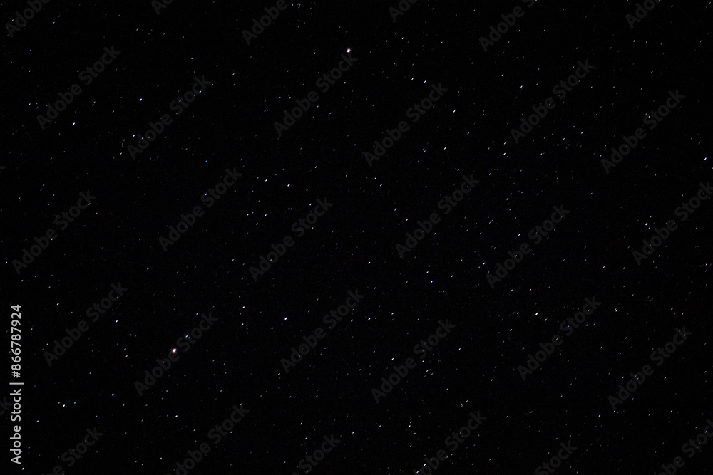 starry dark sky in spring starry dark sky in spring