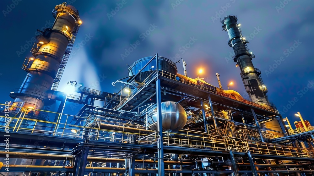 Fototapeta premium oil refinery enterprise