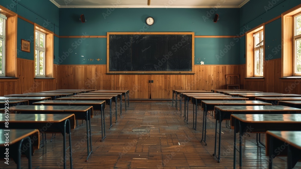 Empty Classroom office for students Empty Classroom office for students