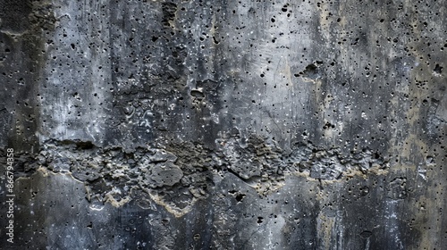 Grey Texture. Concrete Background with Abstract Black Wall in Dark Closeup