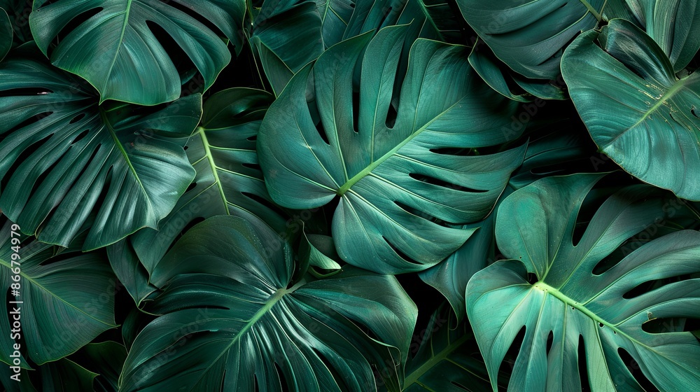 Abstract natural tropical plant background Selective focus
