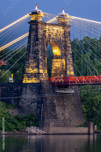 Wheeling West Virginia Suspension Bridge