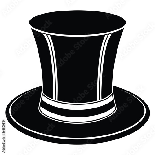 vintage top hat cylinder, evoking a sense of classic style