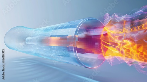 Infographic on Fluid Flow detailing the principles of laminar and turbulent flow with visuals of streamline flow and applications in aerodynamics and hydraulics