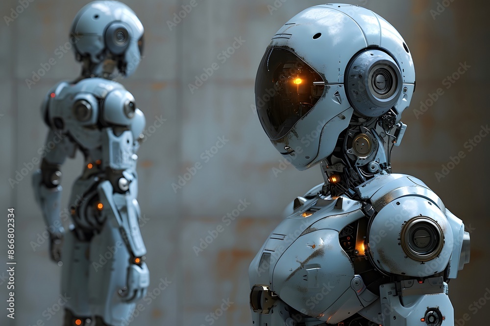 Adorable Robots in Futuristic Industrial Settings
Adorable Robots in Futuristic Industrial Settings