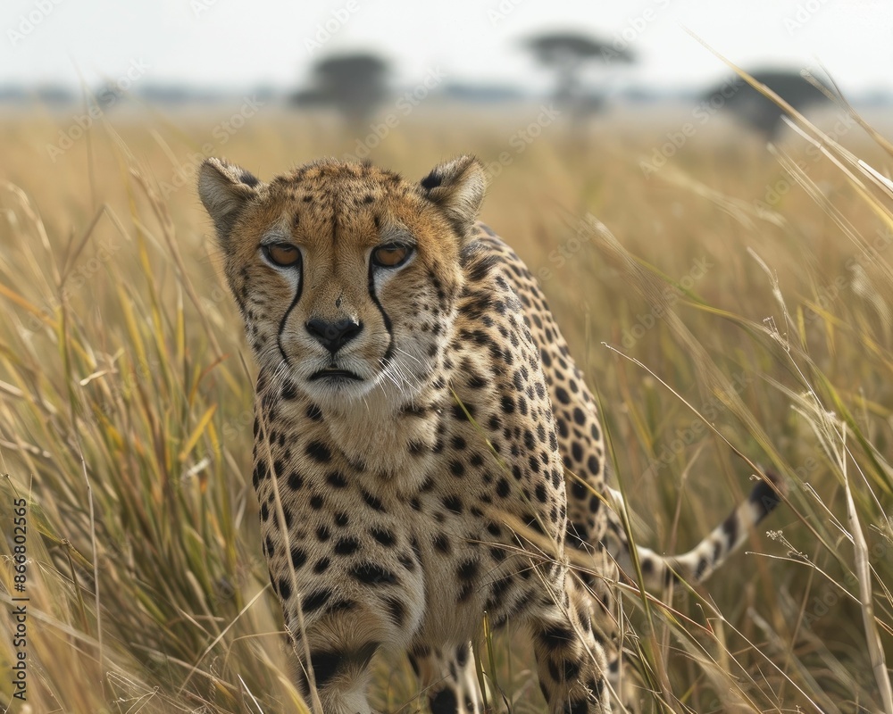 Naklejka premium Research animal behaviors to understand their habits and interactions within ecosystems Ideal for wildlife enthusiasts and researchers.