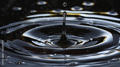 Study surface tension in liquids to understand its effects and applications through conducting experiments and research on this phenomenon. photo