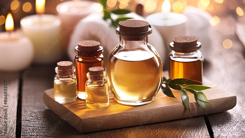 Expert Essential Oil Treatment: Therapist Utilizing Oils for Relaxing Atmosphere Expert Essential Oil Treatment: Therapist Utilizing Oils for Relaxing Atmosphere