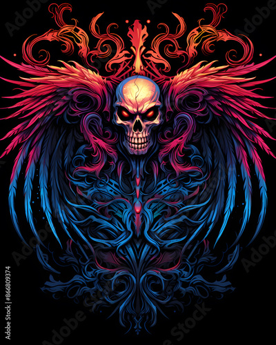 Phoenix Skull