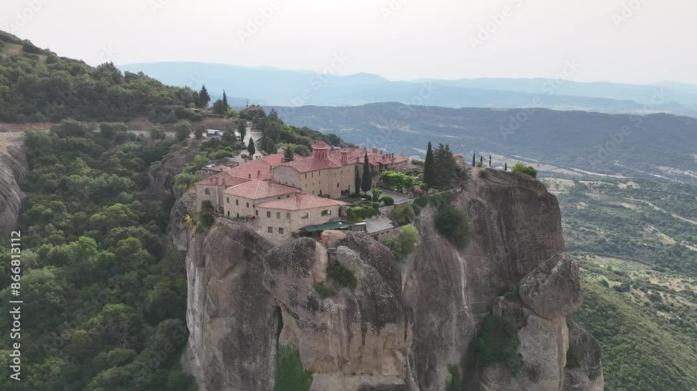 The Meteora - important rocky monasteries complex in Greece.