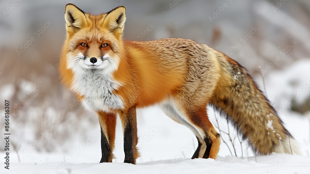 Visual resource Red Fox Vulpes vulpes showcasing its intense gaze origins in the Northern Hemisphere and habitats in forests grasslands and urban areas with visuals of its bushy tail and reddish fur Visual resource Red Fox Vulpes vulpes showcasing its intense gaze origins in the Northern Hemisphere and habitats in forests grasslands and urban areas with visuals of its bushy tail and reddish fur