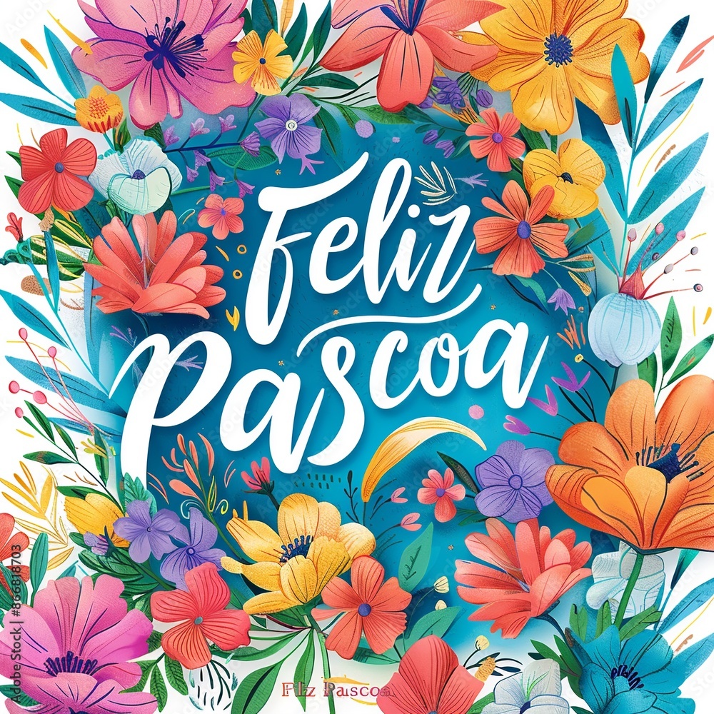 Create a charming Easter card design featuring the message Create a charming Easter card design featuring the message