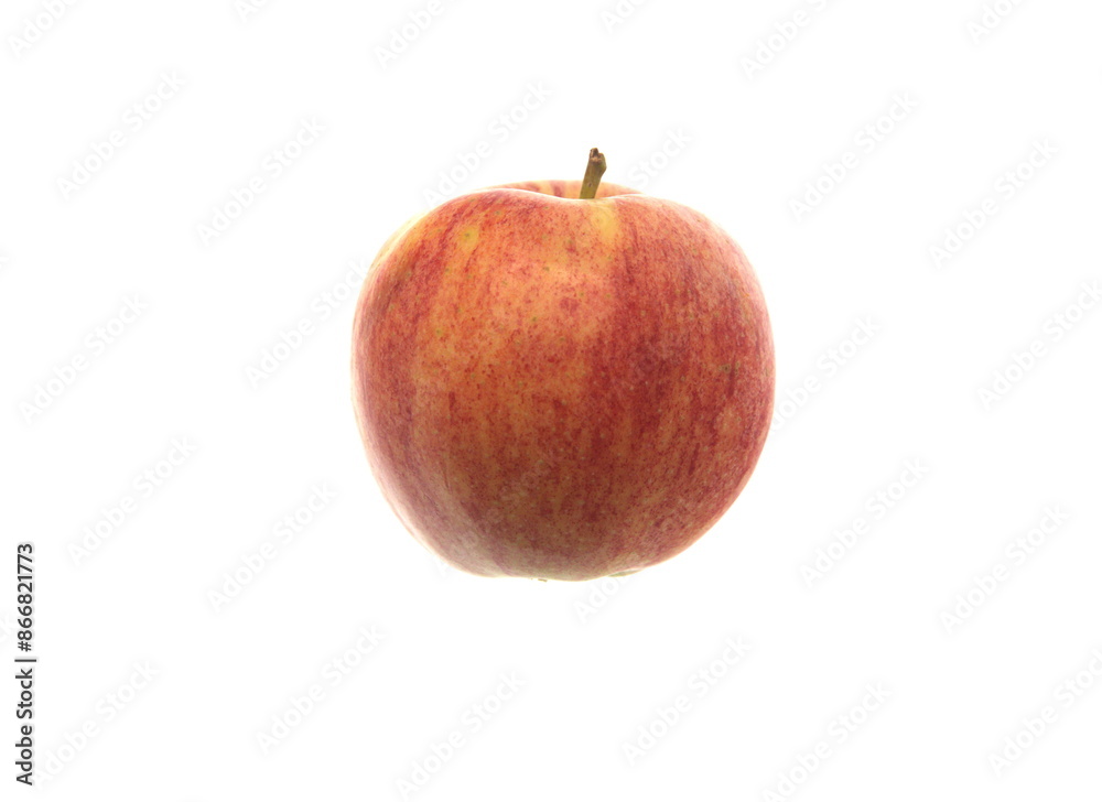 Red apple fruit on white background Red apple fruit on white background