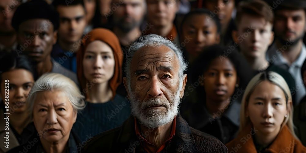 A diverse community of people from various backgrounds races genders and ages. Concept Diversity, Inclusion, Multiculturalism, Representation, Equality A diverse community of people from various backgrounds races genders and ages. Concept Diversity, Inclusion, Multiculturalism, Representation, Equality