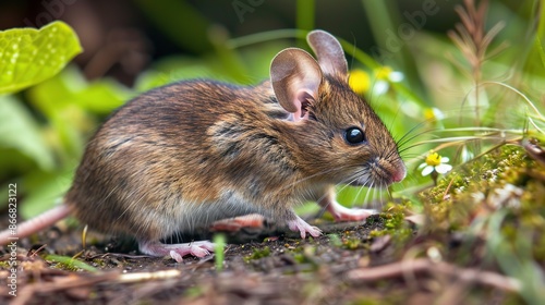 A Curious Mouse in the Meadow © We3 Animal