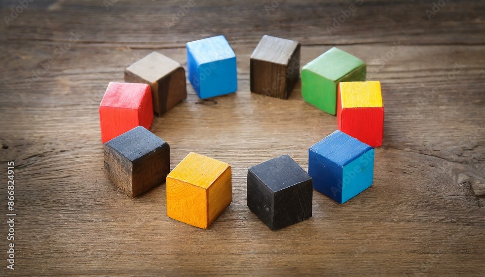 Fototapeta premium blocks