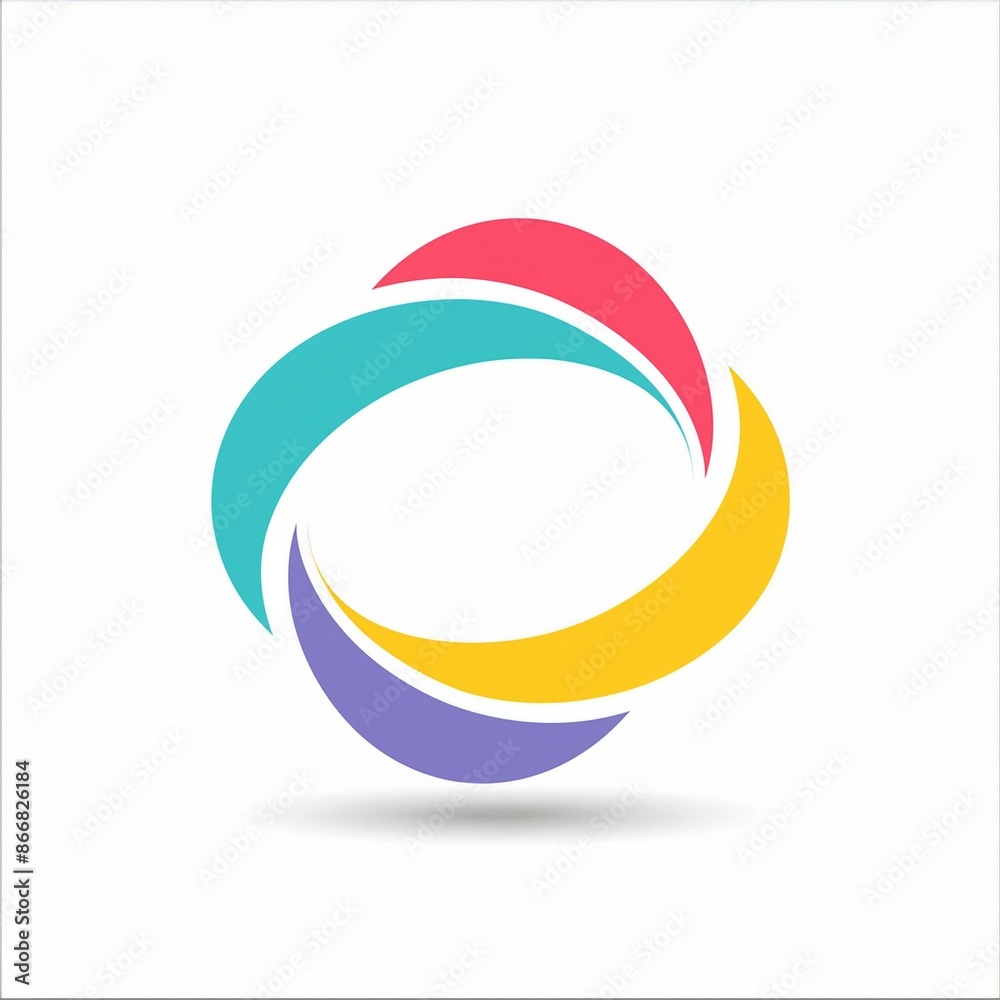 base de logo ovale coloré en ia spirale et réussite entreprise base de logo ovale coloré en ia spirale et réussite entreprise