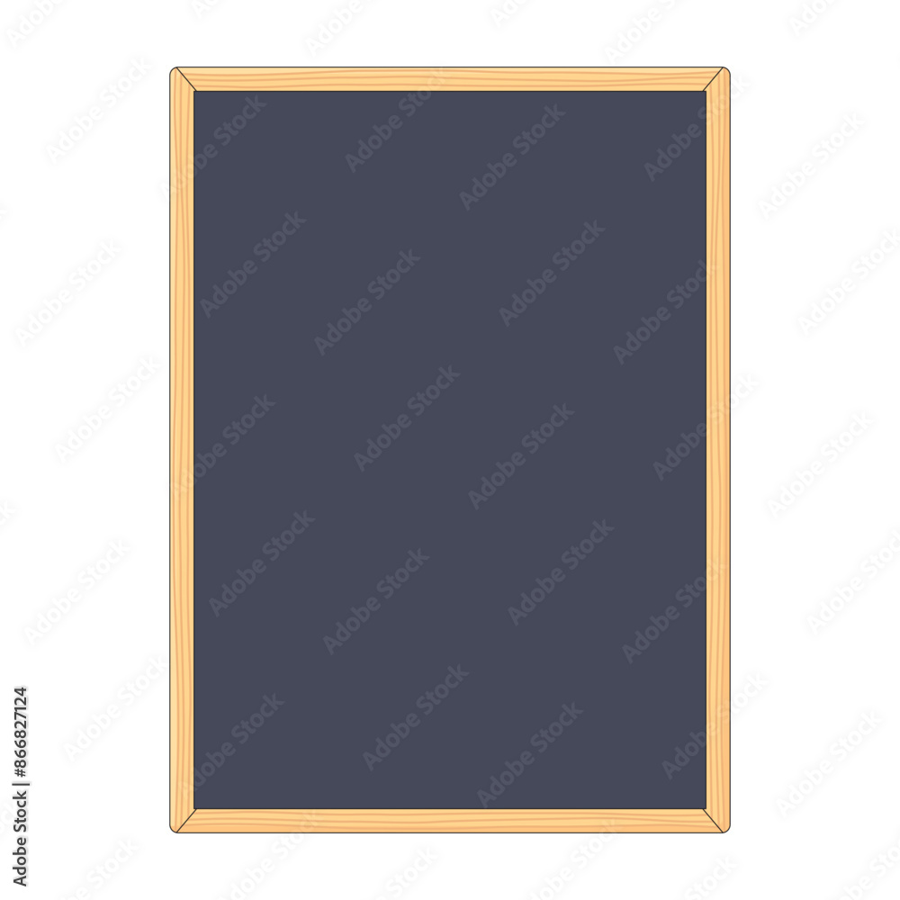 Vertical blank black board chalkboard vector illustration Vertical blank black board chalkboard vector illustration