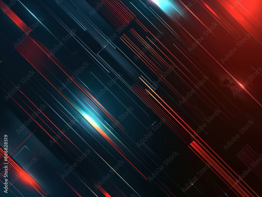 Fototapeta premium Abstract background with texture lines and shapes. Sci-fi futuristic theme.