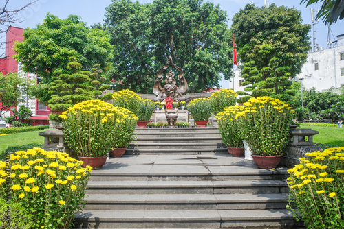 Ho Chi Minh City, Vietnam - 4 Feb, 2024: The Venerable Thich Quang Duc Monument, Ho Chi Minh City, Vietnam photo