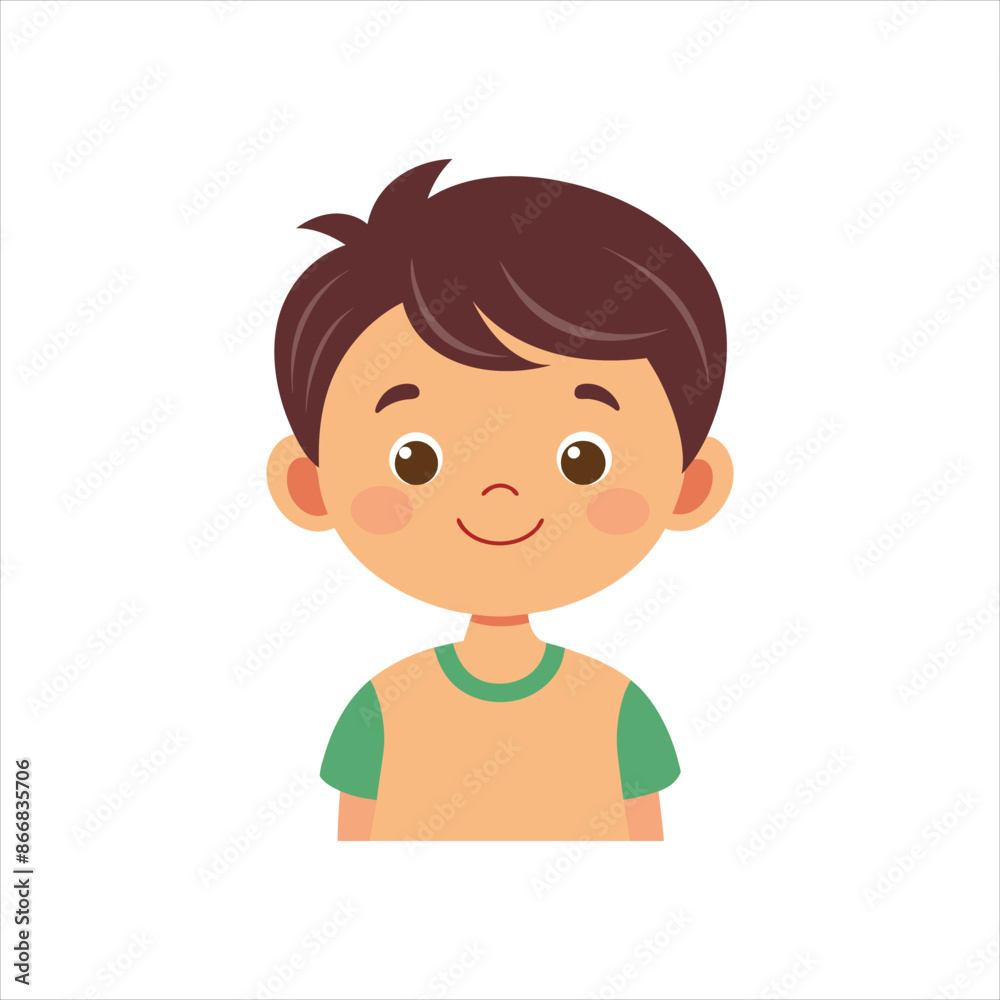 happy smiling child vector Flamingo happy smiling child vector Flamingo