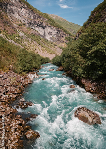 river in the mountains