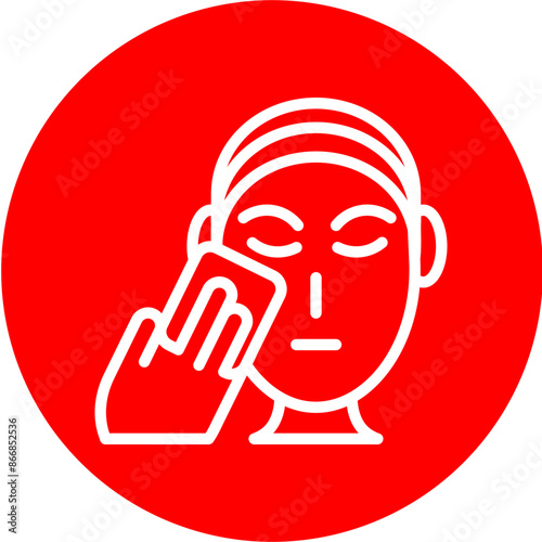 Makeup Removal Methods Line White Circle Red