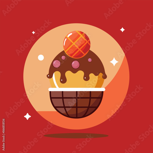 Highlight the importance of chocolate in your life with our vector poster template for World Chocolate Day.
