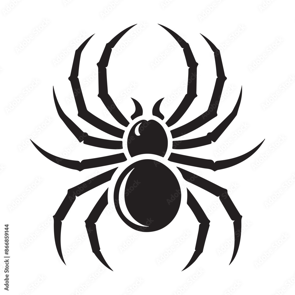 Spider vector silhouette Spider vector silhouette