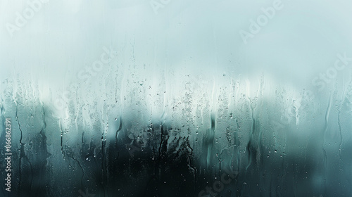 Blurred abstract rain background with soft drops.