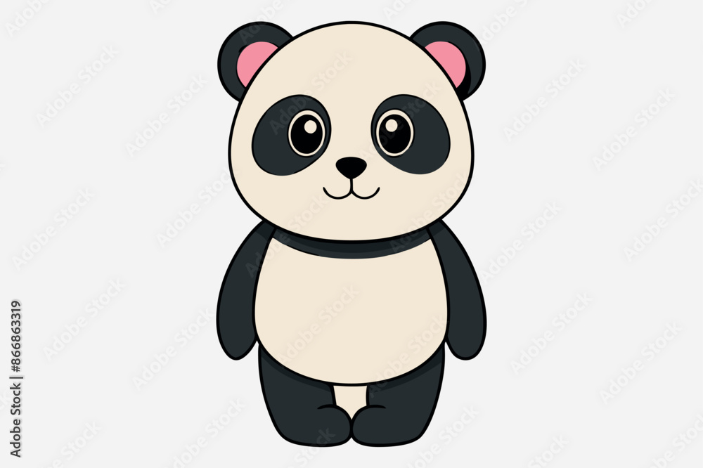 Fototapeta premium A cute panda