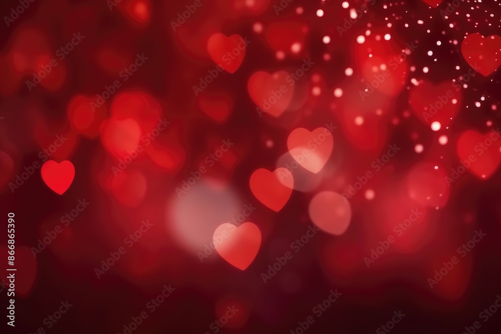 Valentine's day abstract background with bokeh defocused lights Valentine's day abstract background with bokeh defocused lights