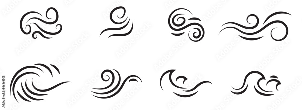 Doodle wind line sketch set. Hand drawn doodle wind motion, air blow, swirl elements. Sketch drawn air blow motion, smoke flow art, abstract line. Isolated on white background . vector illustration. Doodle wind line sketch set. Hand drawn doodle wind motion, air blow, swirl elements. Sketch drawn air blow motion, smoke flow art, abstract line. Isolated on white background . vector illustration.