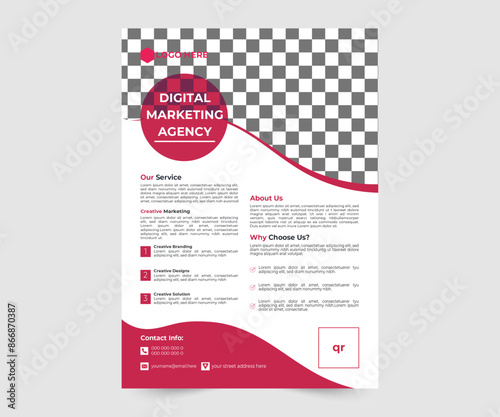 Business flayer form template. modern flayer template. professional flayer design.