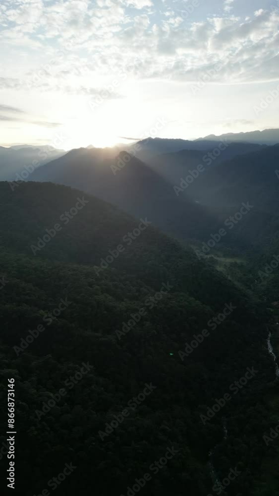 Aerial video over Mindo Cloud Forest, Ecuador Aerial video over Mindo Cloud Forest, Ecuador