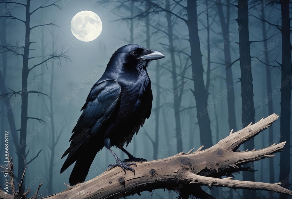 The Sinister Beak in a Spooky Forest The Sinister Beak in a Spooky Forest