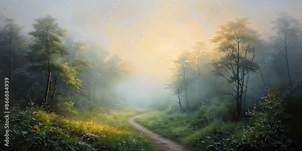 Misty Forest Morning
Misty Forest Morning