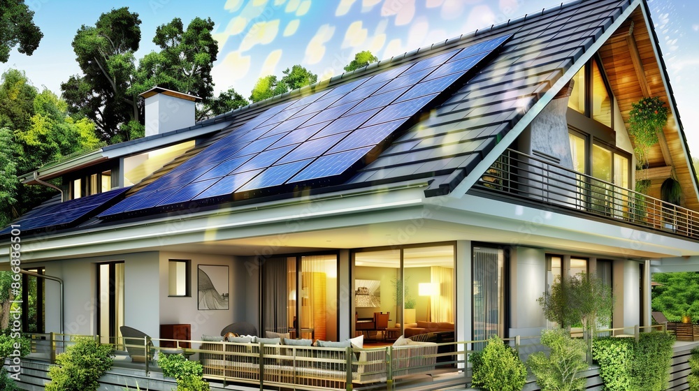 Contemporary Home with Solar Panels Green Architecture Sustainable Eco-Friendly Design Contemporary Home with Solar Panels Green Architecture Sustainable Eco-Friendly Design