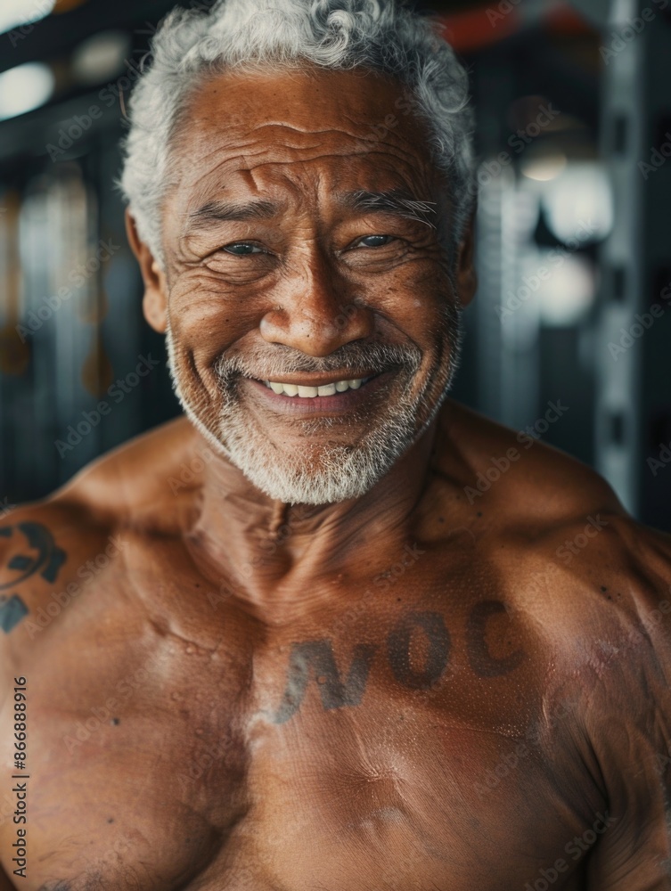 Old Man with Tattoo Old Man with Tattoo