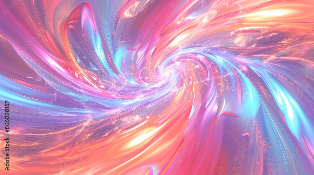 Abstract Swirl of Pink and Blue. Vibrant Digital Art Background Abstract Swirl of Pink and Blue. Vibrant Digital Art Background