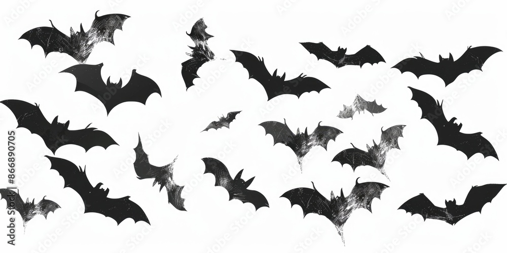 Bats in flight Bats in flight