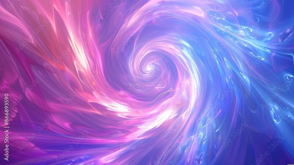 Abstract Swirling Vortex of Blue and Pink Light, Background or Texture Abstract Swirling Vortex of Blue and Pink Light, Background or Texture