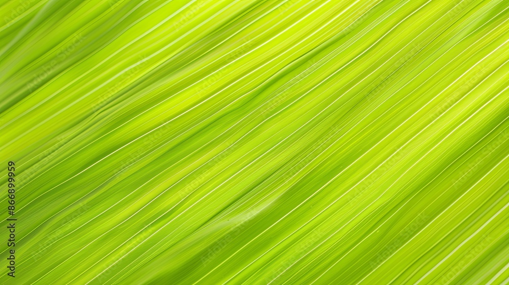 Green tropical plant close-up Green tropical plant close-up