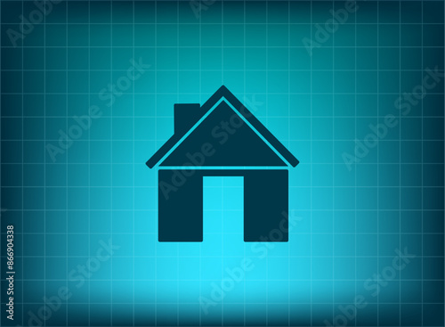 Vector illustration blue background