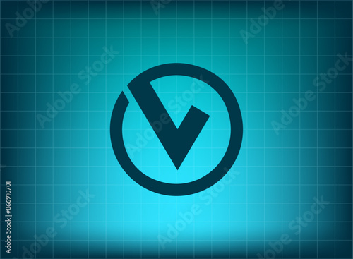  Vector illustration, blue background.