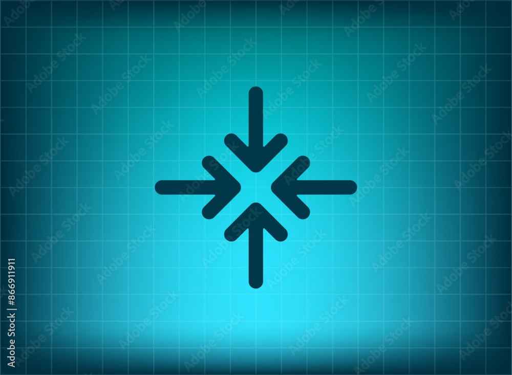 Obraz premium Vector illustration, blue background.