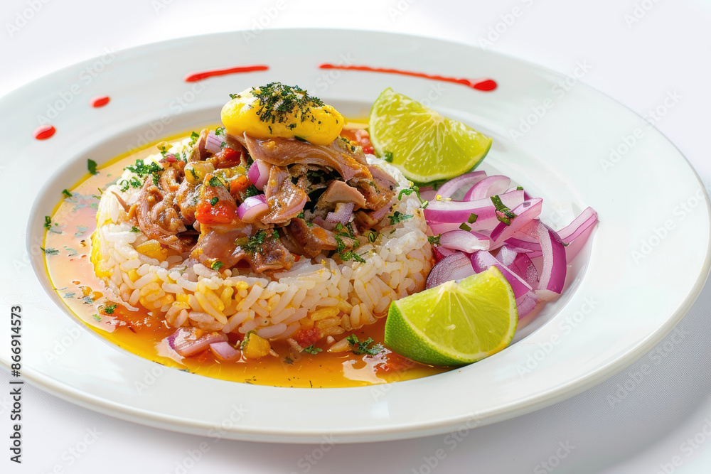 Flavorful Peruvian Duck Ceviche with Red Onions and Garlic