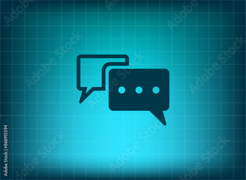  Vector illustration, blue background.