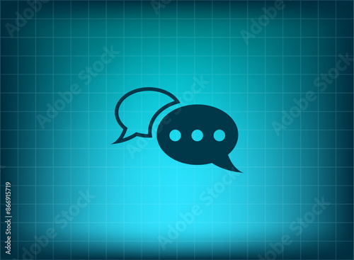  Vector illustration, blue background.