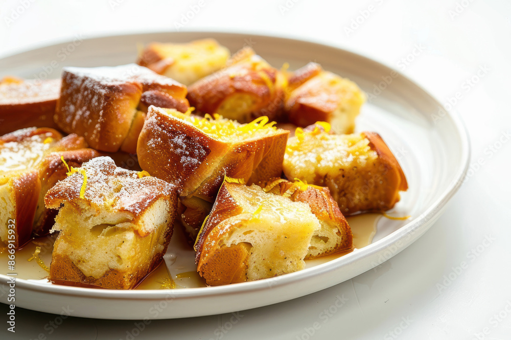 Challah Bread Pudding with a Burst of Limoncello and Vanilla Challah Bread Pudding with a Burst of Limoncello and Vanilla
